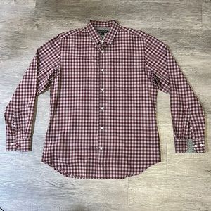 BANANA REPUBLIC Mens Long Sleeve Button Down Shirt, Size L Slim Fit